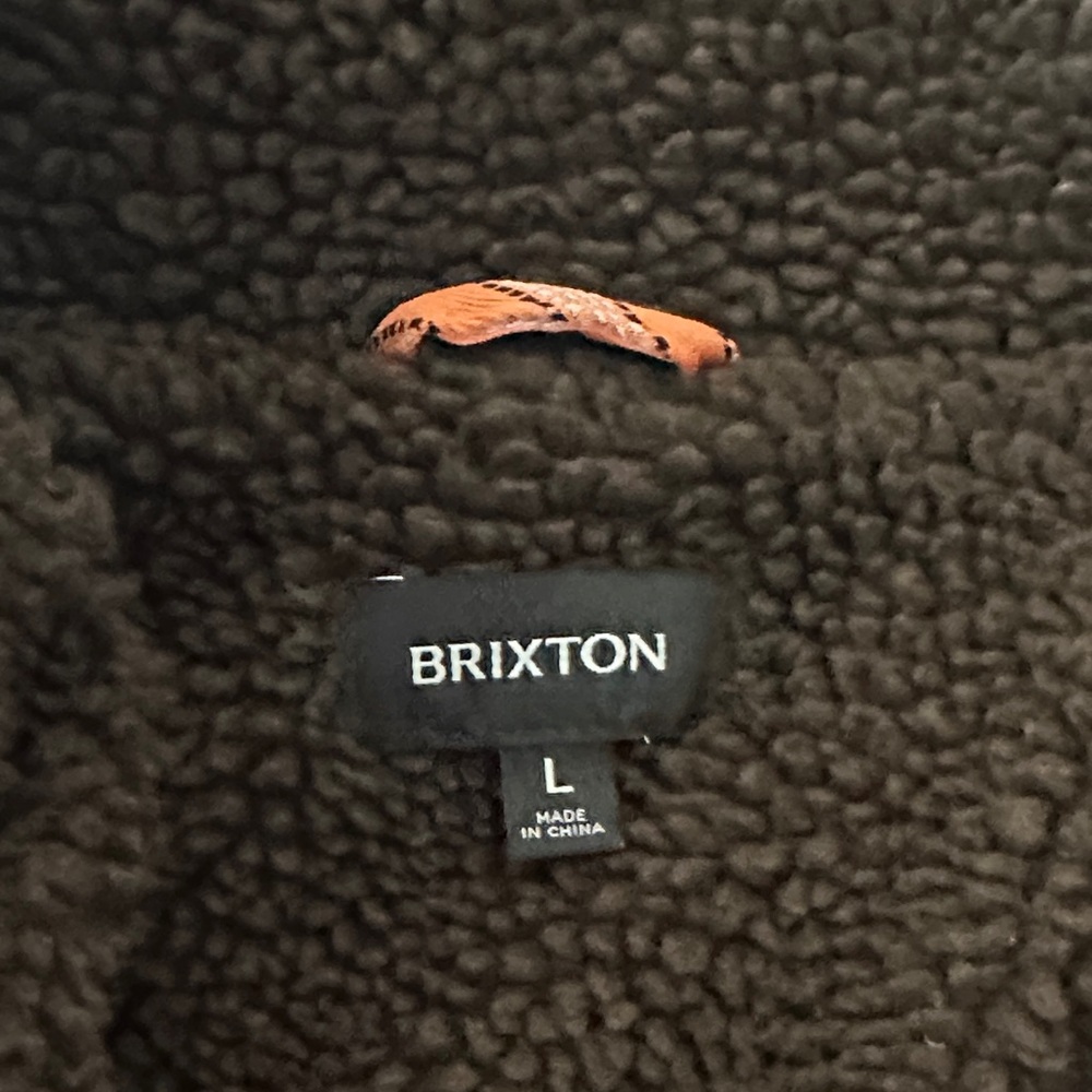 BRIXTON CABLE SHERPA LINED TRUCKER JACKET - Picture 2 of 3
